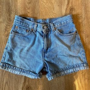 Vintage High-Waisted Levi Shorts